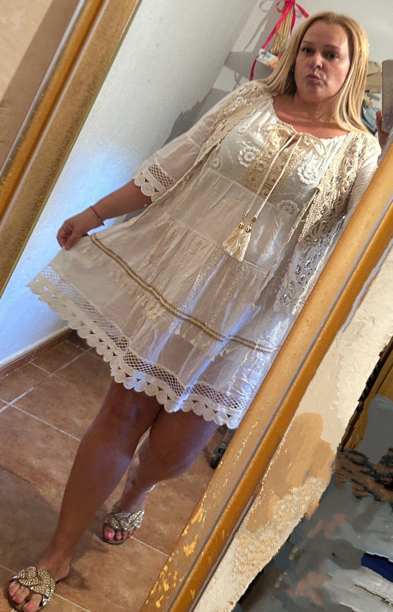 Vestido blanco Neri.