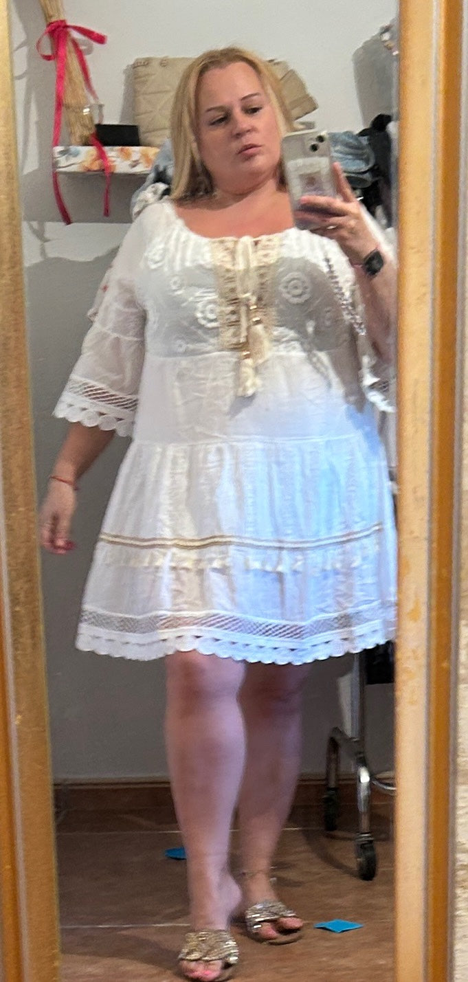 Vestido blanco Neri.