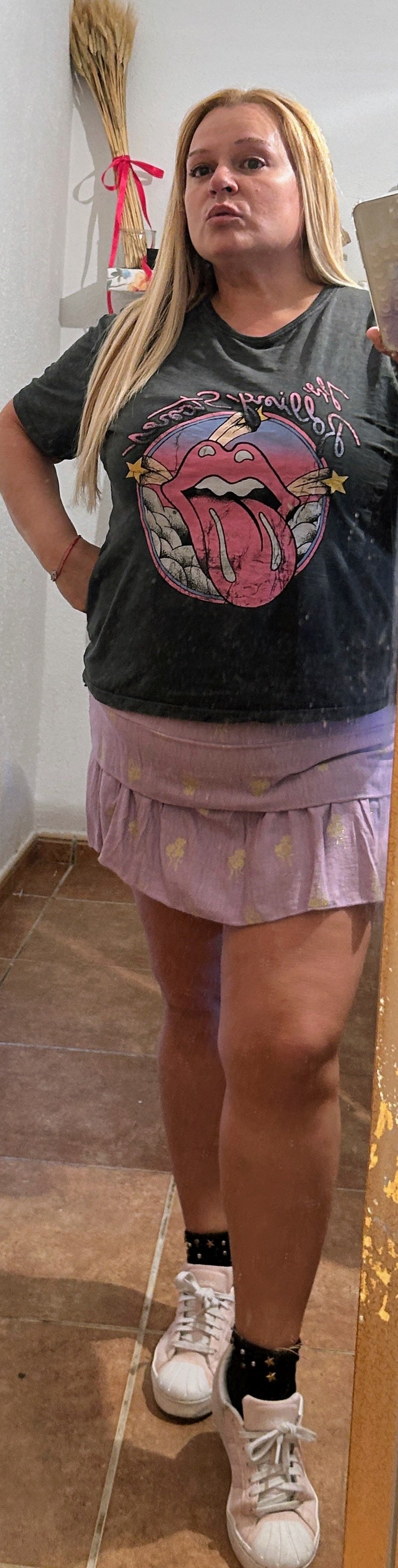 Falda Alex rosa