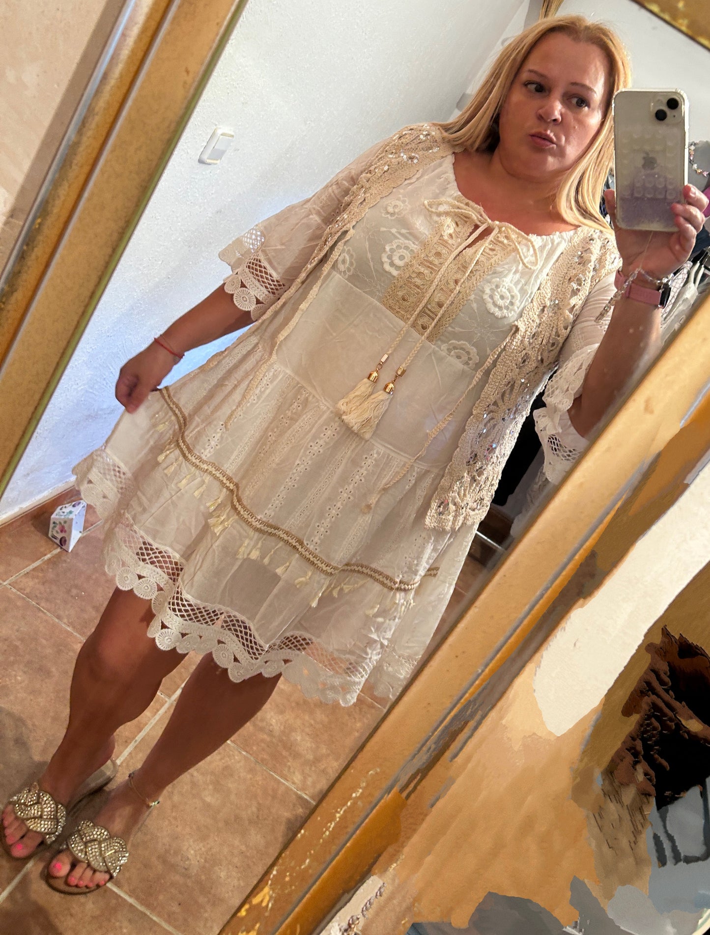 Vestido blanco Neri.