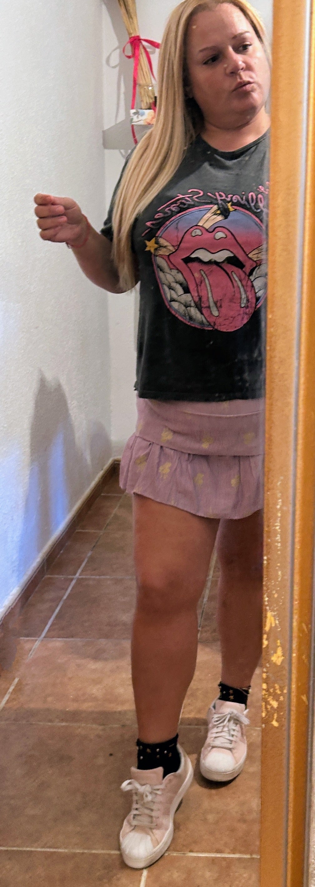 Falda Alex rosa