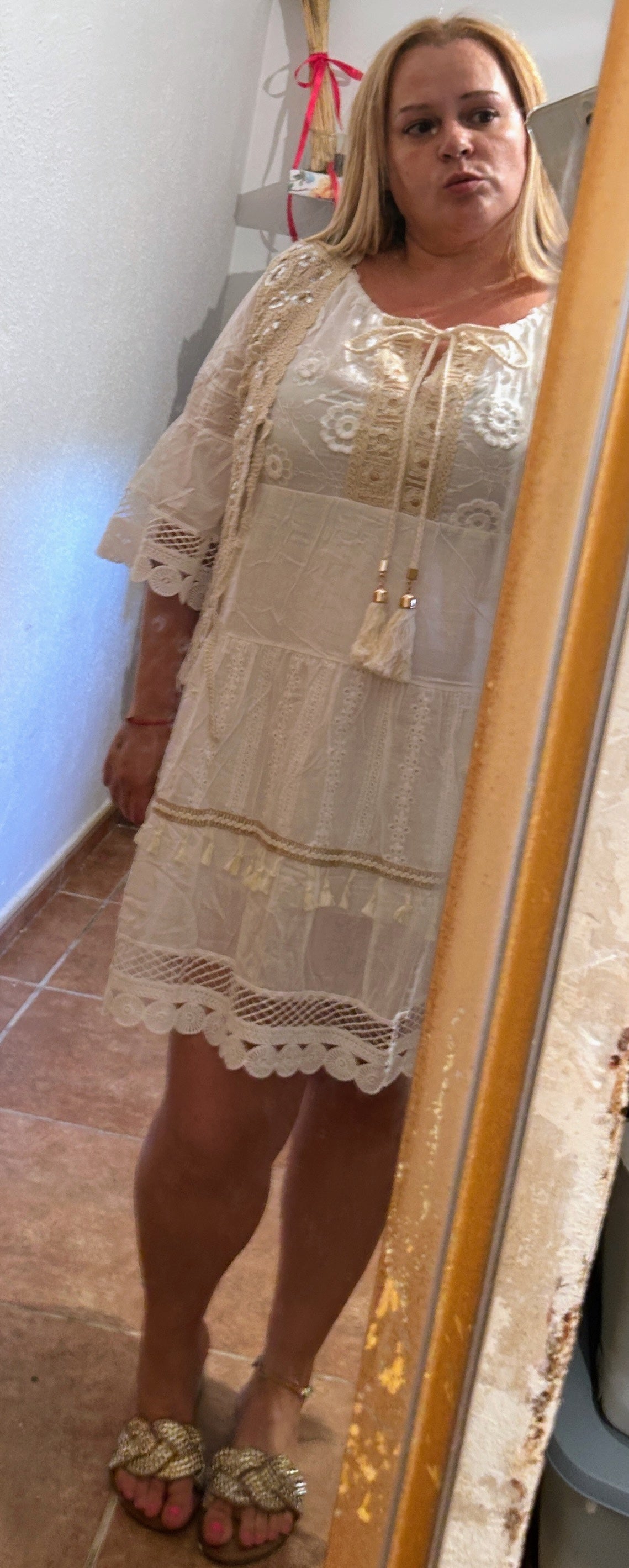 Vestido blanco Neri.