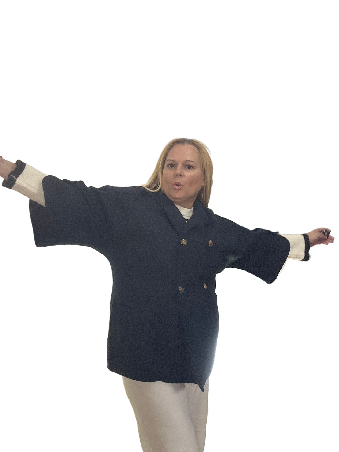 Chaqueta azul marino