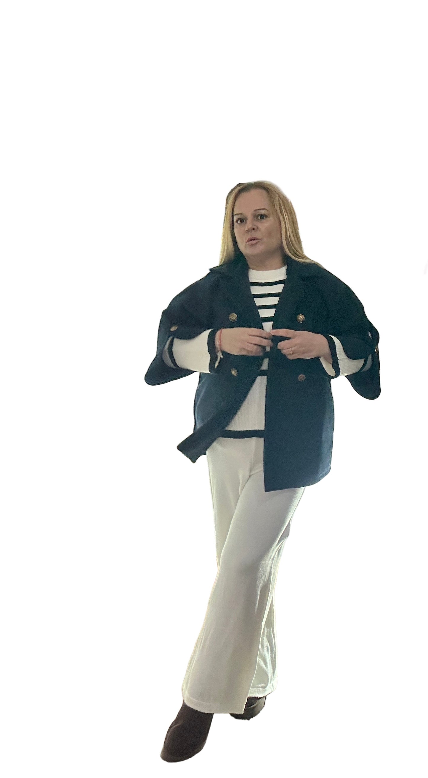 Chaqueta azul marino