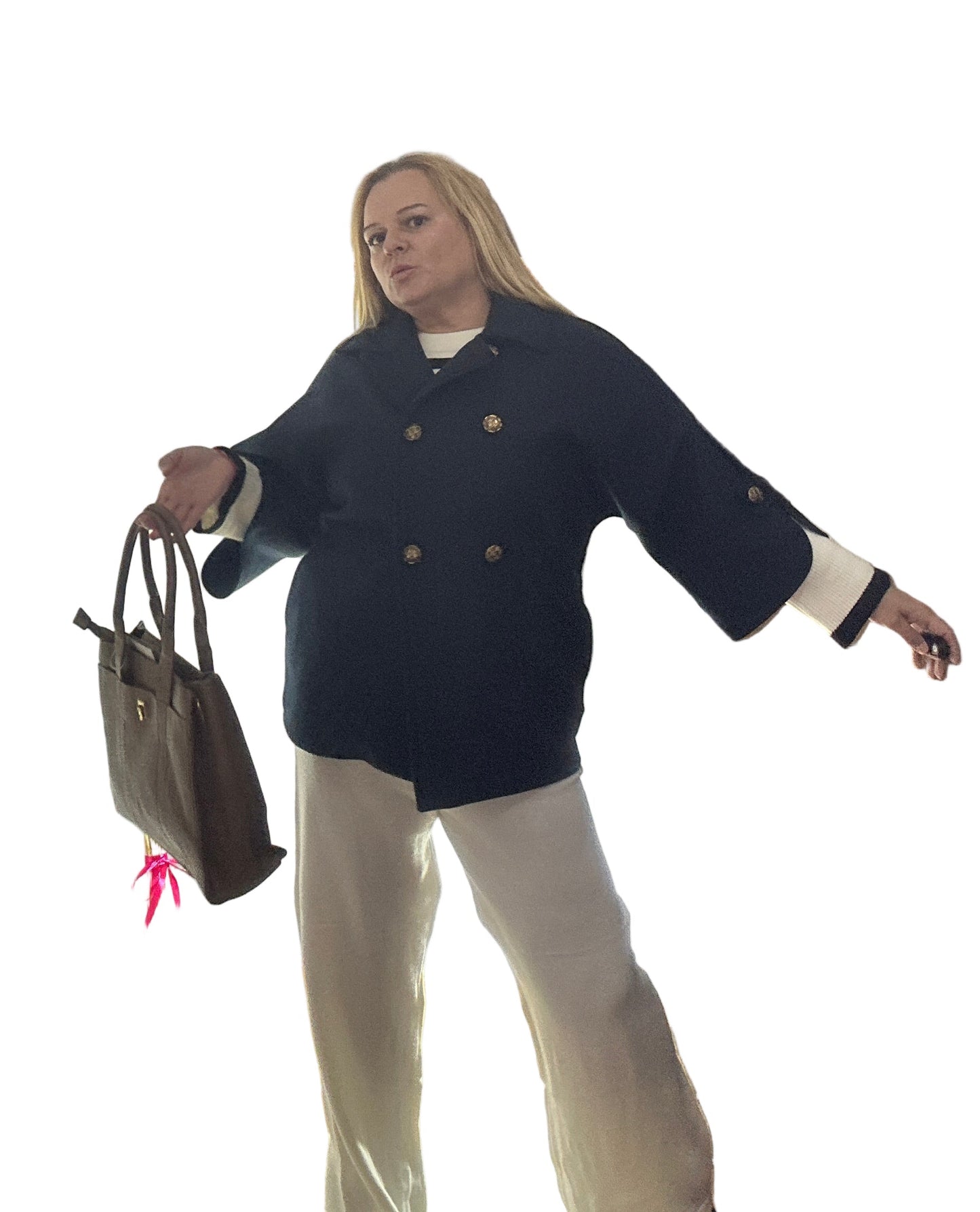 Chaqueta azul marino