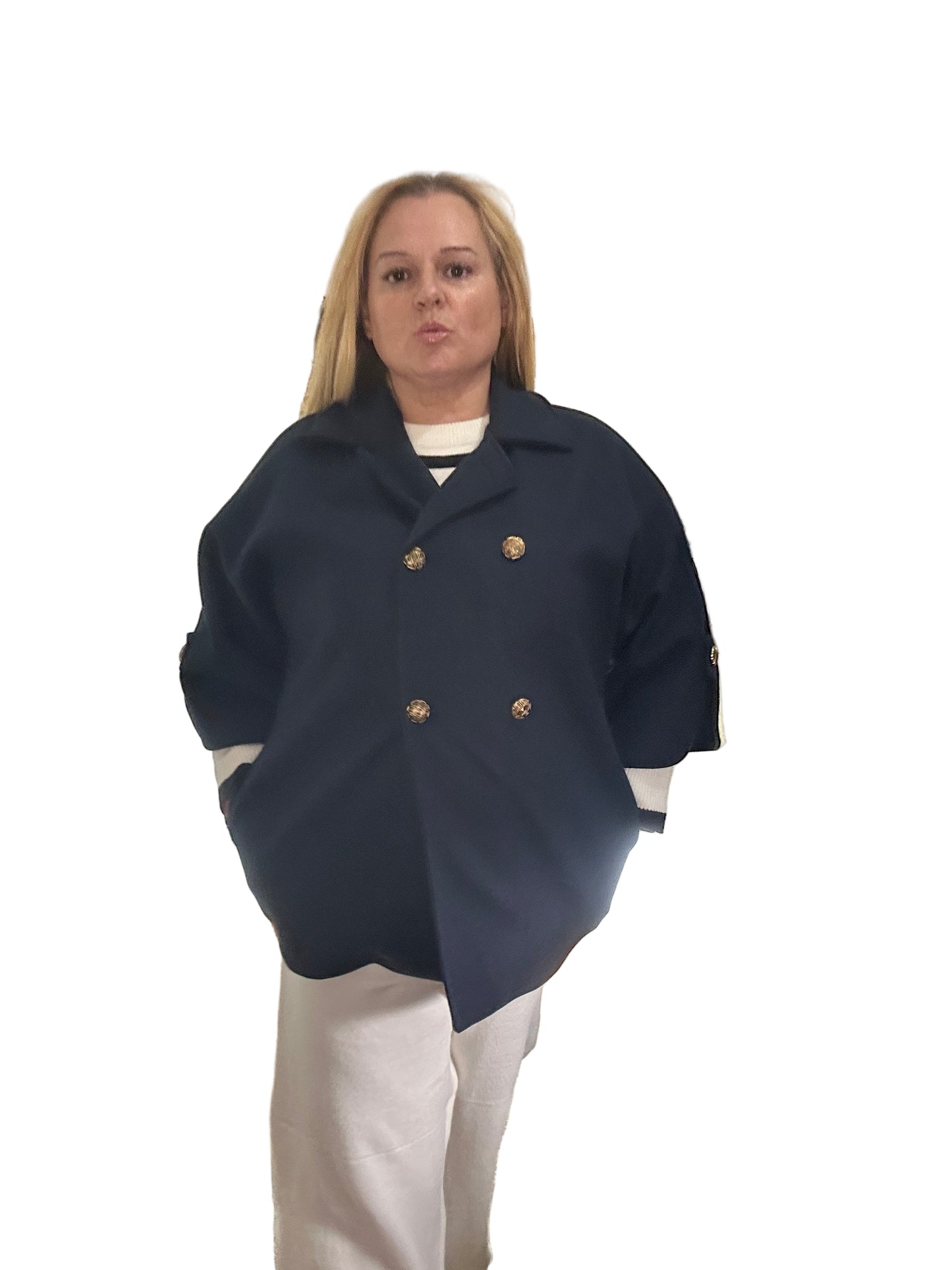 Chaqueta azul marino