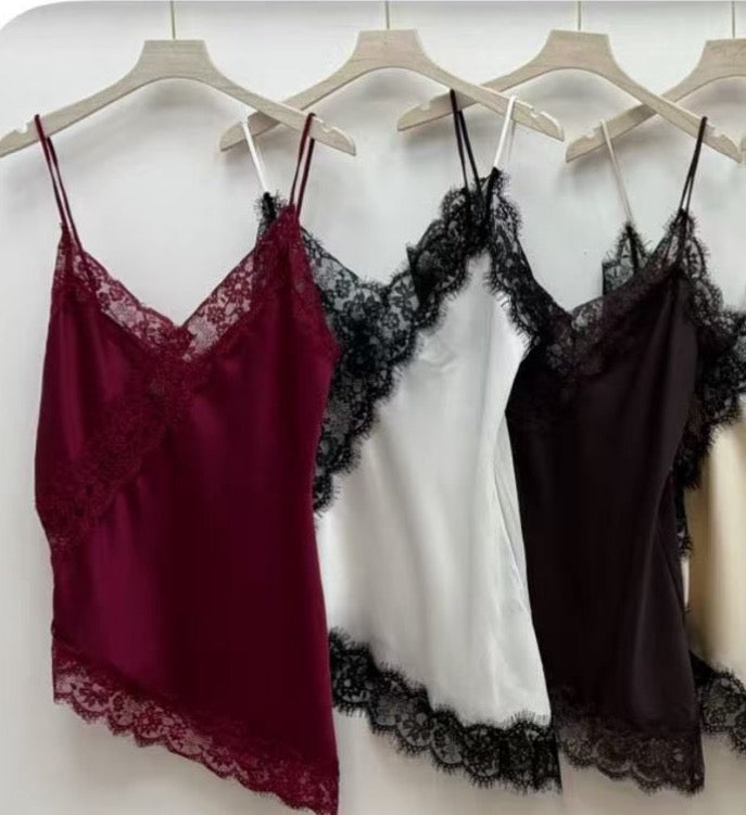 Top lencero asimétrico.