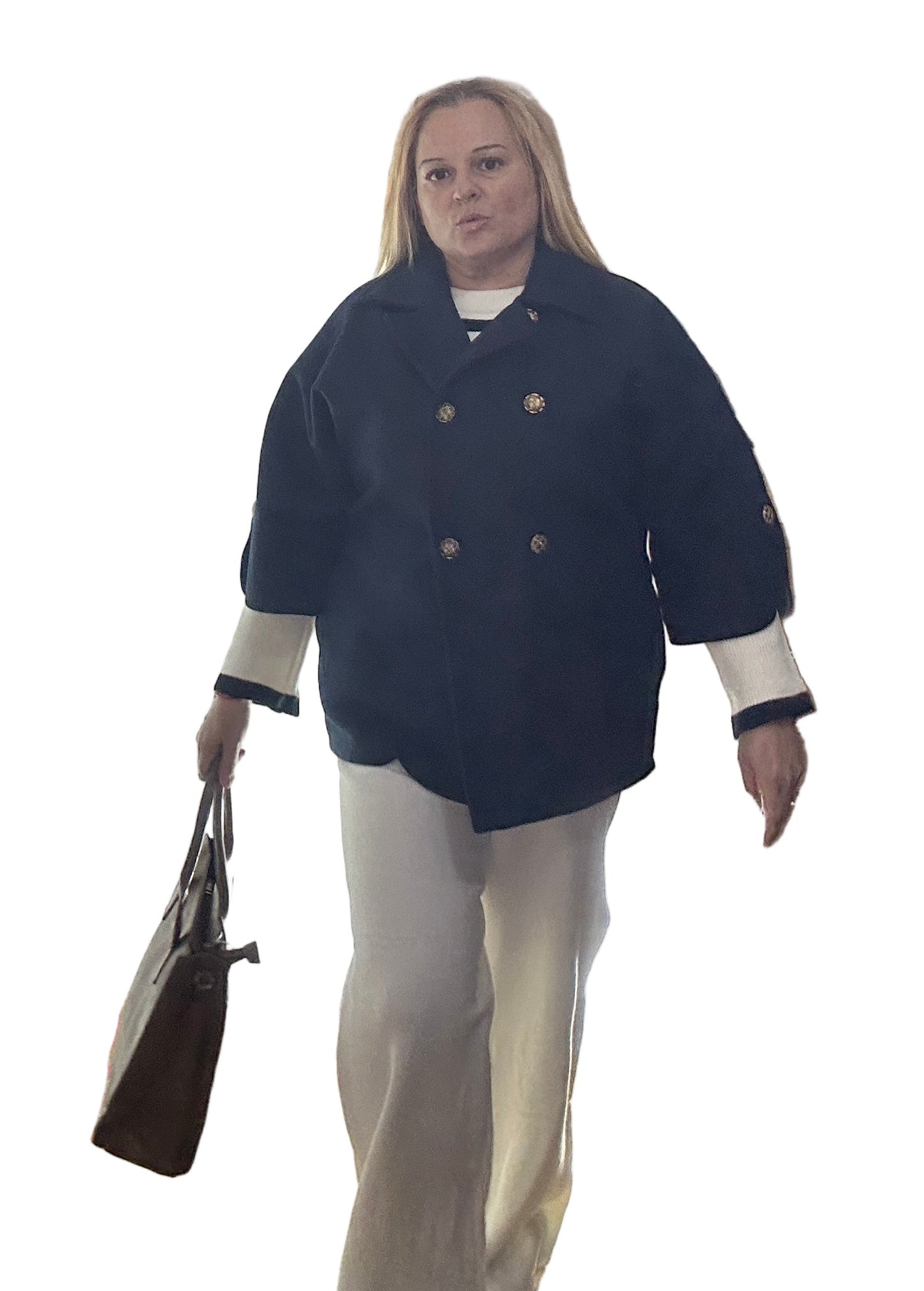 Chaqueta azul marino