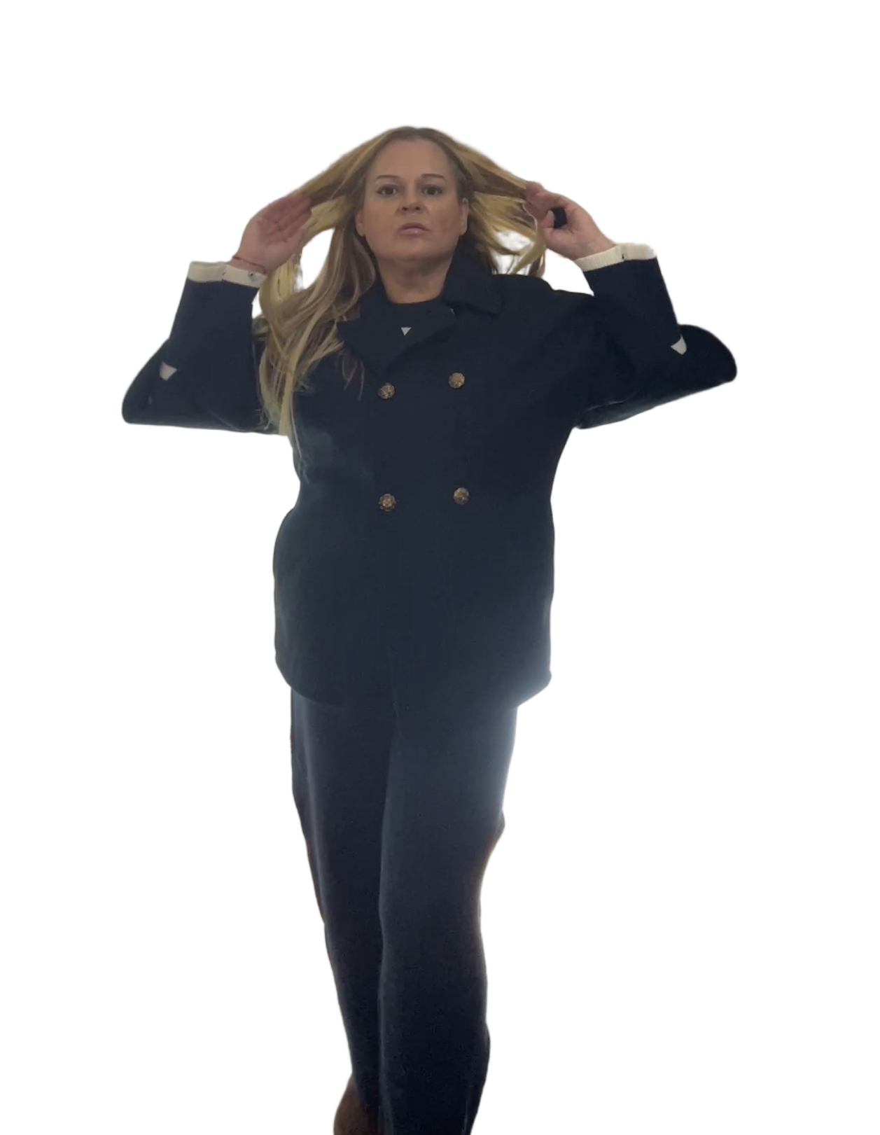 Chaqueta azul marino